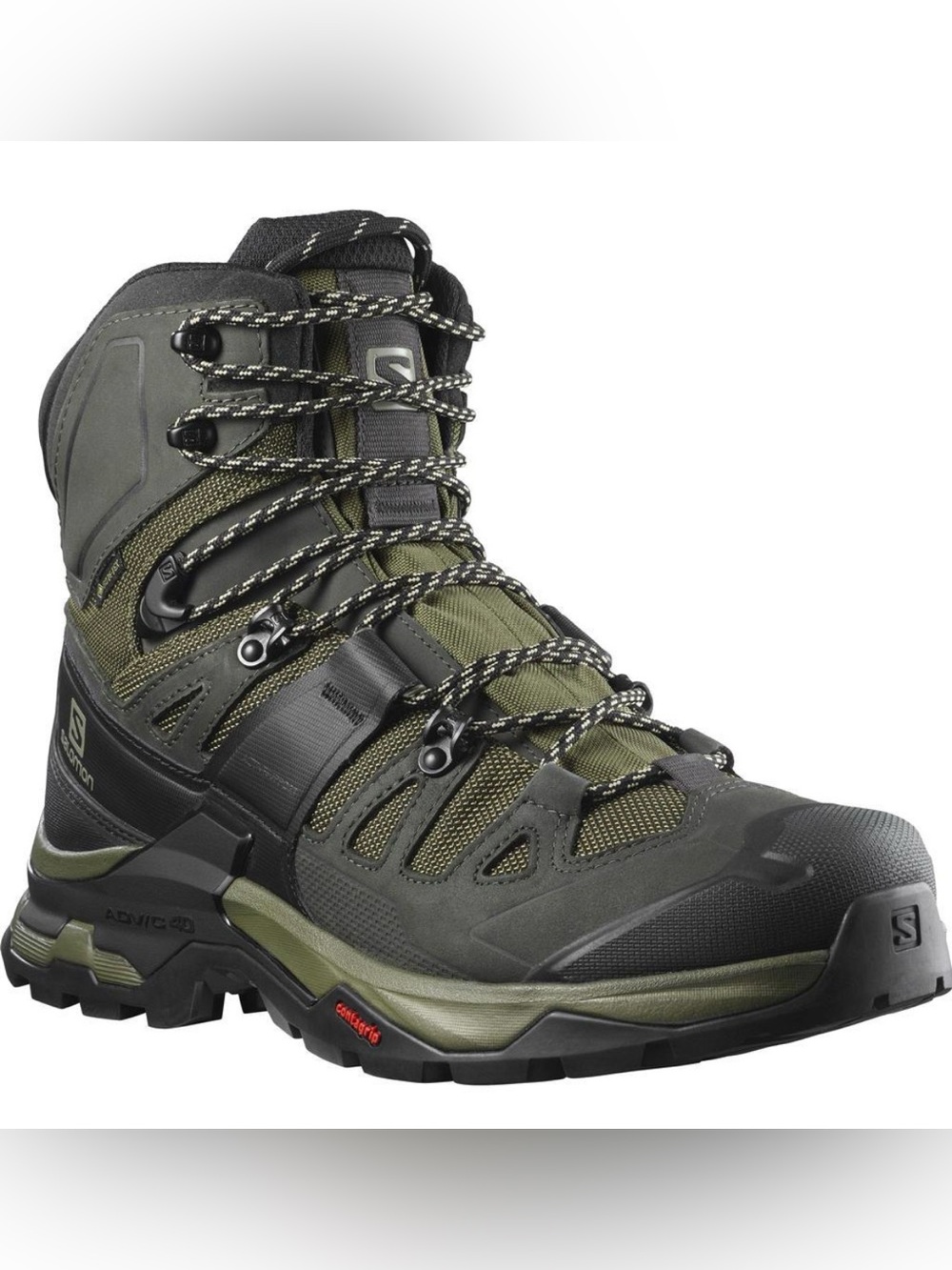 Salomon Forest Green Quest 4D 3 GTX Waterproof Ortholite Hiking Boots Men’s 11.5